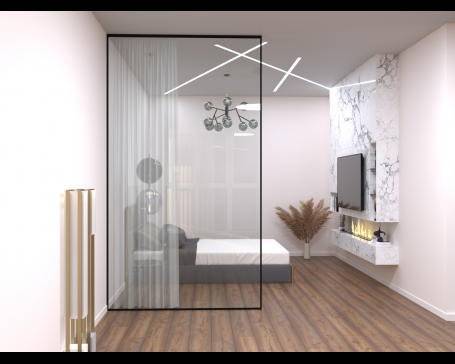 Скляна Loft ПЕРЕГОРОДКА Zen