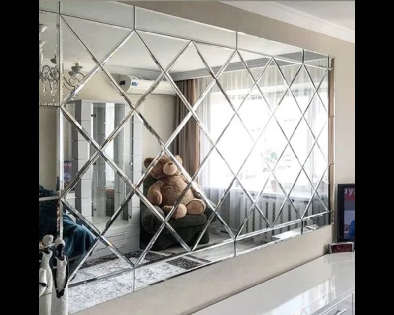 Дзеркальне панно, ромби дзеркало